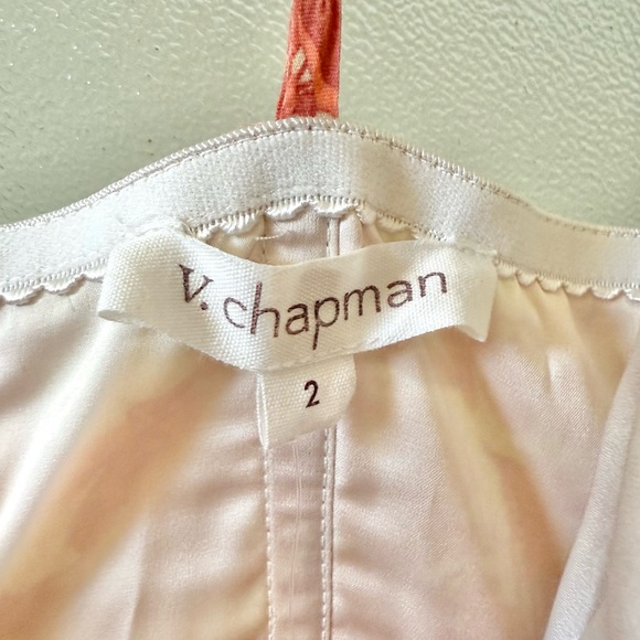 V. CHAPMAN Margherita Midi Dress in Apple Blossom Sz 2 - Picture 6 of 9